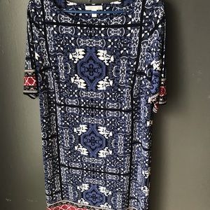 Printed Sleeved dress size 14